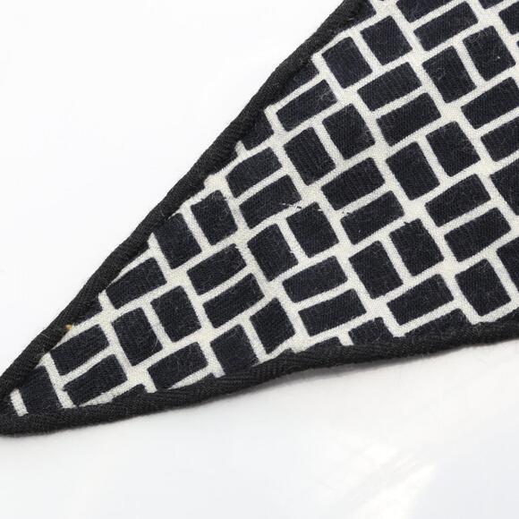 HERMES Authentic Black Silk Scarf - Picture 8 of 10